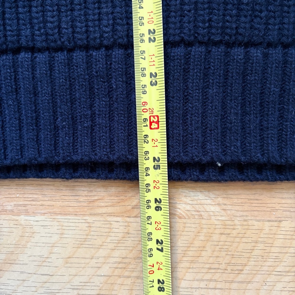 Yellow Label Co. Chunky Knit Sweater - Dark Blue - M/L - Picture 4 of 6